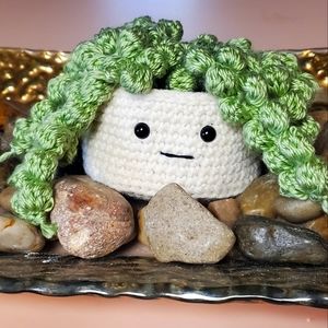 Crochet Lavendar Scented String of Pearls